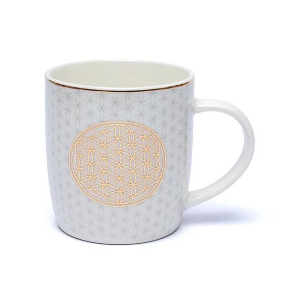 Tasse à thé infuseur Fleur de Vie
