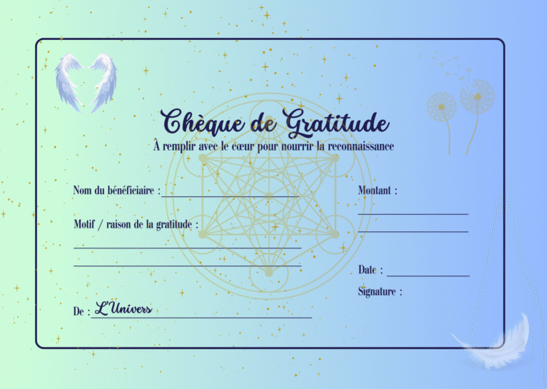 Chèque de Gratitude